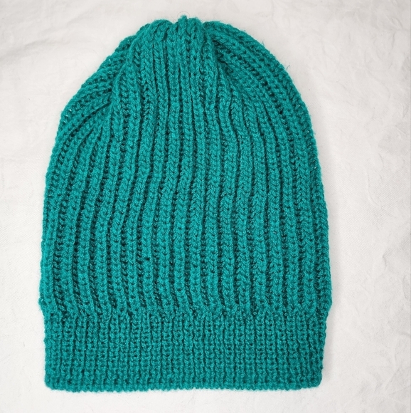 Vintage Emerald Knit Toque - Picture 3 of 7